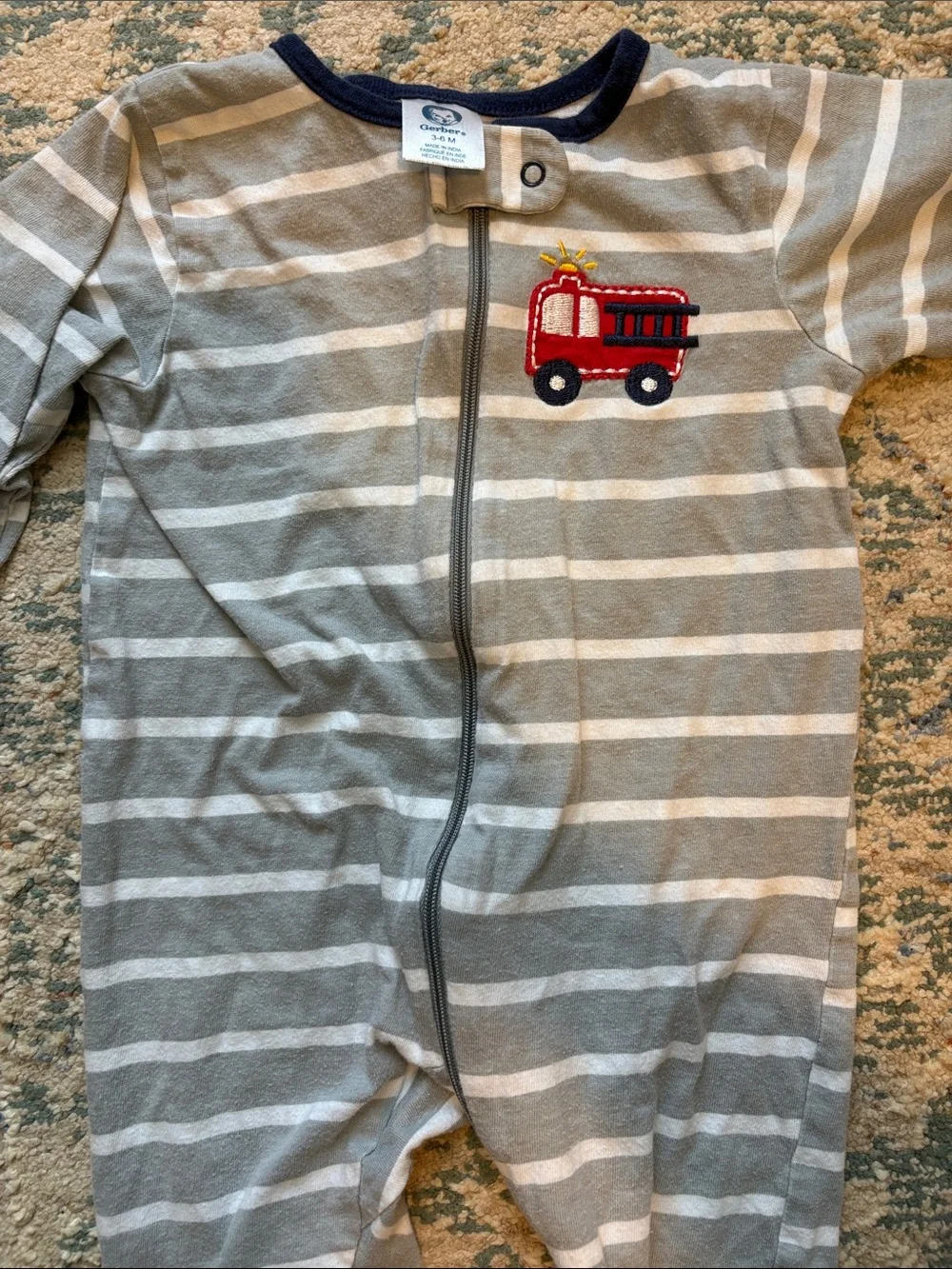 0-3 month baby boy sleepers (6) Carters, Gerber, Onesies, Lullaby Lane